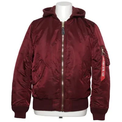 Bomber jacket (Red) from Alpha Industries Cotton, Elastane, Polyamide, Polyester