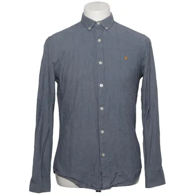 Button down shirt (Blue) from Farah Cotton