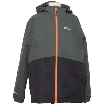 Outdoor jacket (Green, Gray) from Jack Wolfskin Polyester