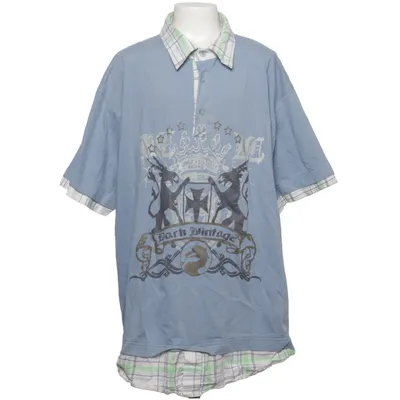 Polo shirt (Blue, White, Green) from Outfit Cotton
