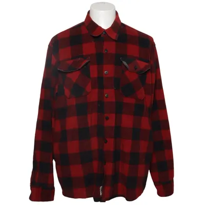 Flannel shirt (Red, Black) from Wrangler Polyester