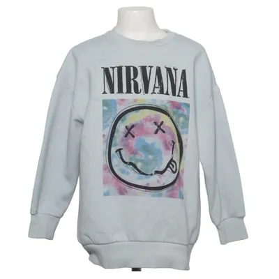 Sweatshirt (Blue, Multicolored) from Nirvana Cotton, Polyester