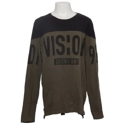 Long sleeve T-shirt (Green, Black) from STC Cotton