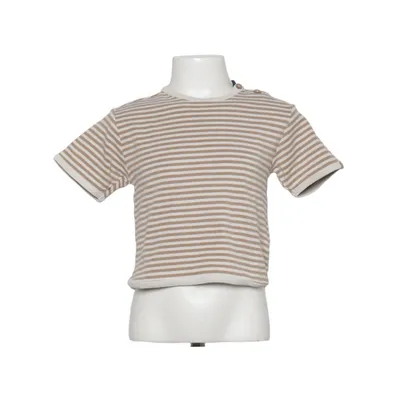 T-shirt (Brown, White) from Lil' Atelier Elastane, Lyocell, Organic cotton