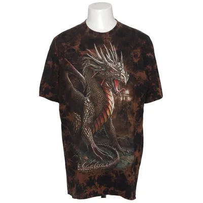 T-shirt (Bruin, Zwart) van Rock Eagle Katoen
