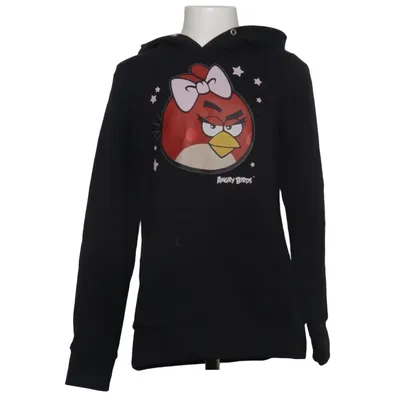 Sweat à capuche (Noir) de Angry Birds Coton, Élasthane, Polyester