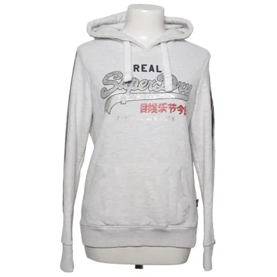 Huvtröja (Grå) från Superdry Bomull, Polyester