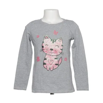 Langarmshirt (Grau, Pink) von Dopo Dopo Girls Baumwolle, Viskose