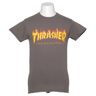 T-shirt (Gris, Multicolore) de Thrasher Coton