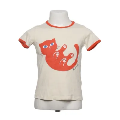 T-shirt (White, Orange) from Mini Rodini Organic cotton