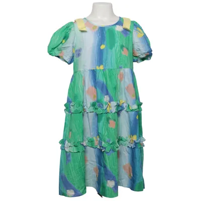 Dress (Green, Blue, Multicolored) from Ask Cotton
