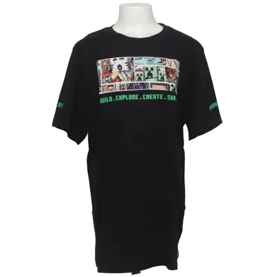 T-shirt (Noir, Multicolore) de Jinx Coton