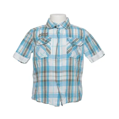 Short sleeve shirt (Blue, White, Brown) from Dopo Dopo Boys Cotton