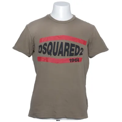 T-shirt (Brun, Rød) fra Dsquared2 Bomuld