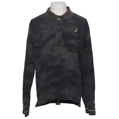 Henley T-shirt (Grå, Blå, Flerfarvet) fra Neon Bomuld