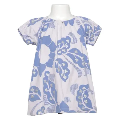 Top (Blue, White) from Drappa Dot Cotton, Elastane