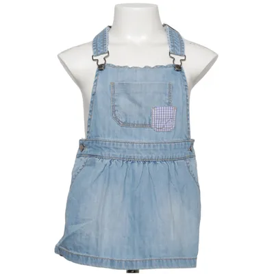 Dungaree dress (Blue) from Benetton Jeans Cotton