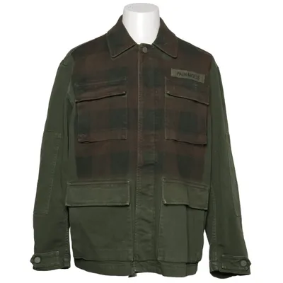 Safari jacket (Green, Brown) from Palm Angels Cotton, Polyester