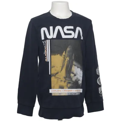 Collegetröja (Blå) från Nasa Bomull, Polyester