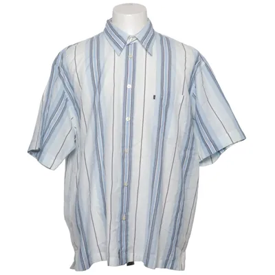 Kortärmad skjorta (Blå, Vit) från Lerros Bomull, Polyester