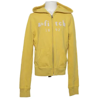 Huvtröja (Gul) från Abercrombie & Fitch Bomull, Polyester
