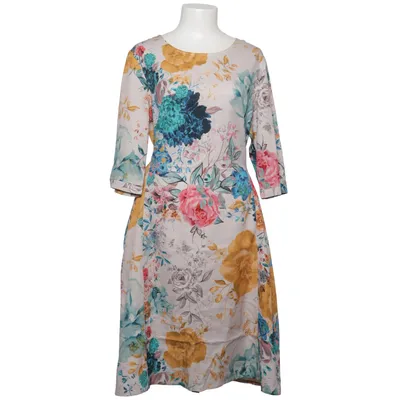 Dress (Beige, Multicolored) from Thought Cotton, Tencel, Viscose