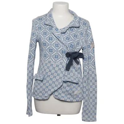 Wrap cardigan (Blue, White) from Odd Molly Cotton