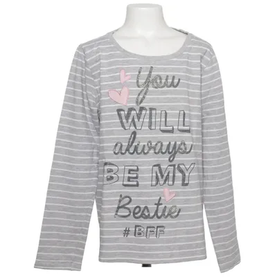 Lange mouwen shirt (Grijs, Wit, Roze) van Here + There by C&A Katoen, Viscose