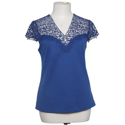 Top (Blue) from Lauren Vidal Elastane, Polyester, Viscose