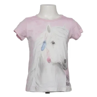 T-shirt (Roze) van Miss Melody Katoen