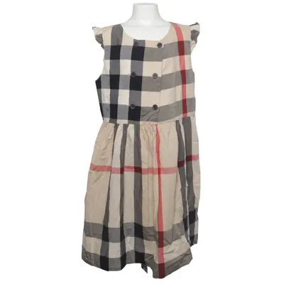Klänning (Beige, Svart, Röd) från Burberry Children Bomull