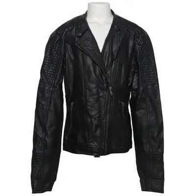 Bikerjacke (Schwarz) von Girls United Polyester, Polyurethan, Viskose