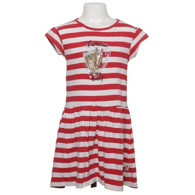 Dress (Red, White, Multicolored) from Salt and Pepper Cotton, Elastane