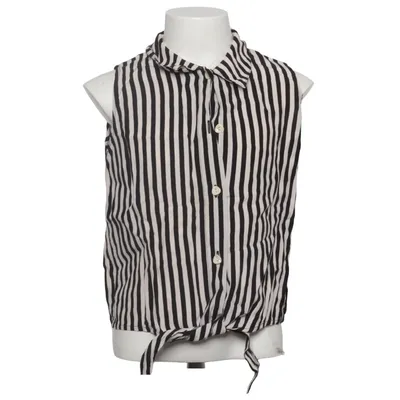 Top (Black, White) from Création Stummer Viscose