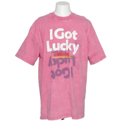 T-shirt (Roze) van Vetements Katoen