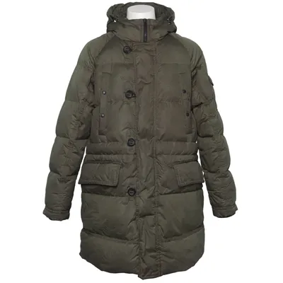 Veste d'hiver (Vert) de Moncler Acrylique, Polyamide, Laine