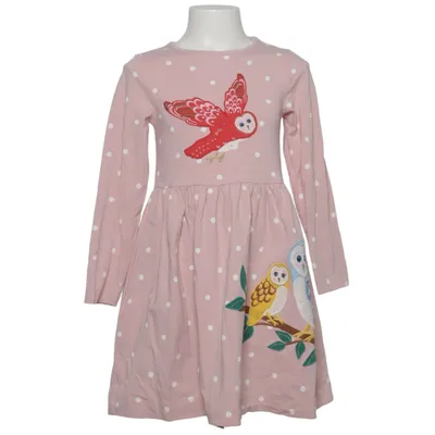Robe (Rose, Multicolore) de Mini Boden Coton, Élasthane