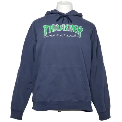 Sweat à capuche (Bleu, Vert) de Thrasher Coton, Polyester