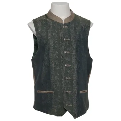 Gilet de costume (Vert, Beige) de Edel Heiss Acétate, Polyester, Viscose