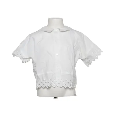 Kortærmet skjorte (Hvid) fra Kess Bomuld, Polyester