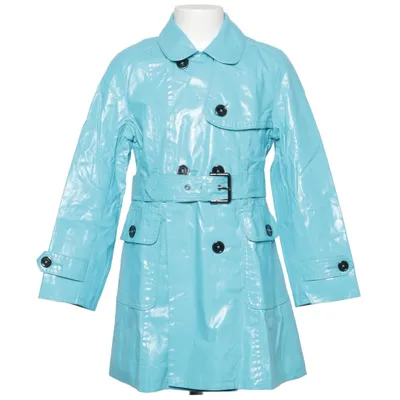 Trenchcoat (Turkis) fra Burberry Bomuld, Polyester, Polyurethan