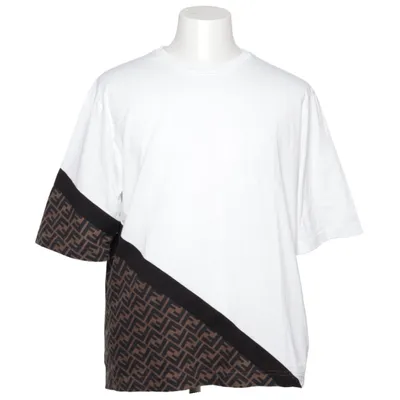 T-shirt (Blanc, Marron) de Fendi