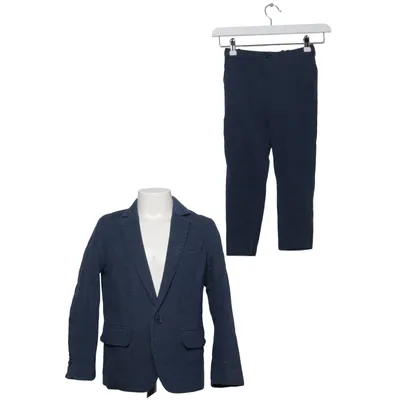 Jakkesæt (Blå) fra H&M Bomuld, Linned