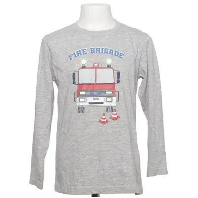 Långärmad t-shirt (Grå, Flerfärgad) från Blue Seven Bomull, Viskos