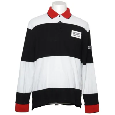Rugby shirt (Black, White, Red) from Burberry Cotton, Elastane, Polyamide