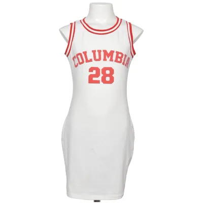 Robe (Blanc, Rouge) de Shein Teen Coton, Élasthane, Polyester