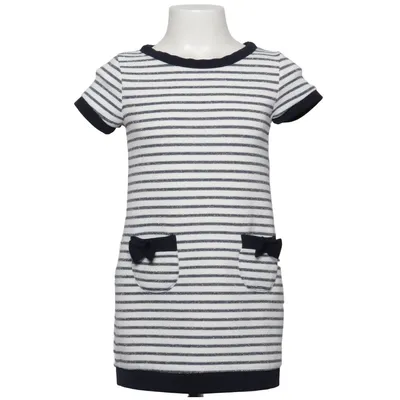 Dress (Blue, White) from A Punto. Elastane, Polyamide, Polyester, Viscose
