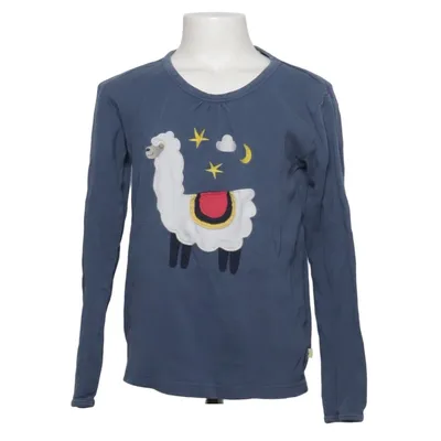 Lange mouwen shirt (Blauw) van Frugi Elastaan, Organisch katoen