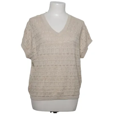 Slipover (Beige) from WE Fashion Cotton, Polyamide, Polyester, Viscose