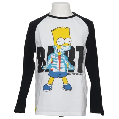 Long sleeve T-shirt (White, Black, Multicolored) from The Simpsons Cotton